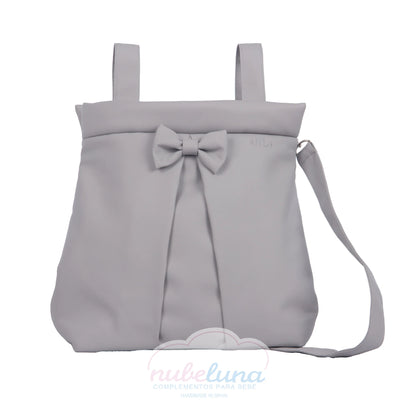 Jasper - Leatherette Bow Bag