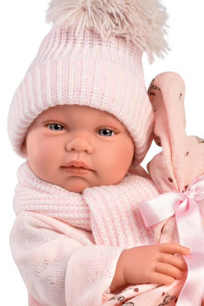 Bambi Pink Newborn Baby Doll