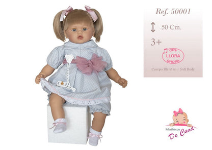 Lala Crying Doll (Pink Bow Dress)