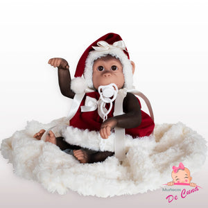 Lolita Reborn Monkey in Christmas Dress