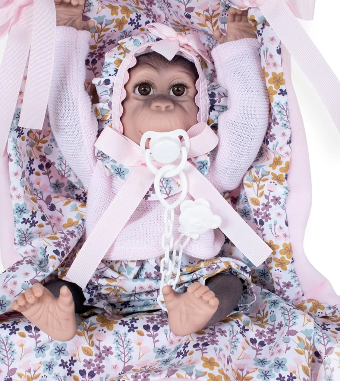 Zoila Reborn Monkey in Pink Outfit