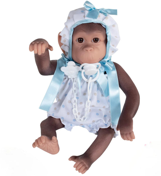 Gordo Monkey Pale Blue Romper