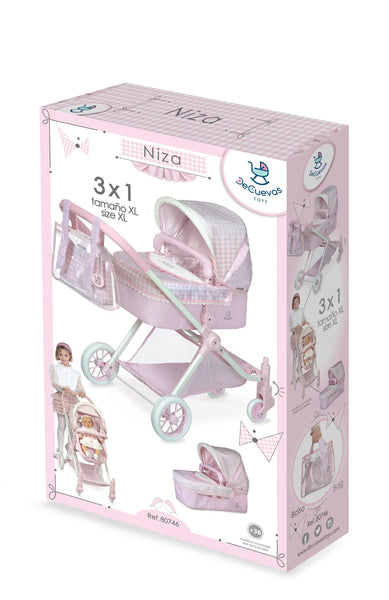 Niza Convertible 3x1 Doll's Pram XL