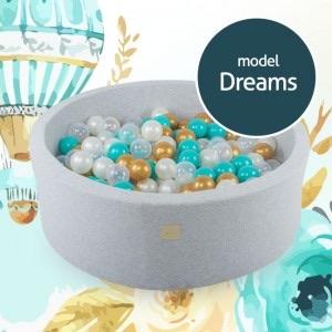 Dreams Round Foam Ball Pit with 250 Balls