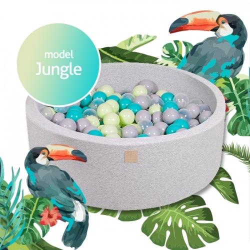 Jungle Round Foam Ball Pit with 250 Balls